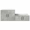 vidaXL Storage Cabinet 2 pcs Concrete Grey 108 x 41 x 40 cm