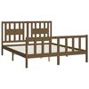 vidaXL Bed Frame without Mattress Honey Brown Solid Wood Pine 160x200 cm