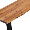 vidaXL Bench Solid Acacia Wood 145 cm