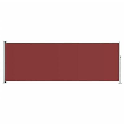 vidaXL Patio Retractable Side Awning 220x600 cm Red