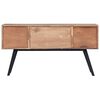 vidaXL Side Cabinet 110x30x75 cm Solid Teak