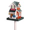 dobar Decorative Bird House with Stand "Restaurant" Multicolour