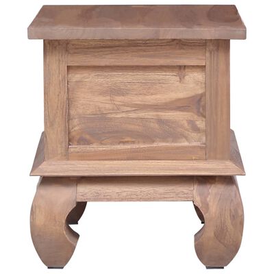 vidaXL Bedside Cabinet 45x35x40 cm Solid Teak Wood