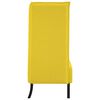 vidaXL Highback Sofa Light yellow 109 x 56 x 121 cm Fabric