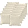 vidaXL Cushion with Pillow HOUTEN 12 pcs Cream Microfiber Fleece