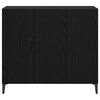vidaXL Sideboard Black oak 34 x 90 x 80 cm Engineered wood