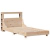 vidaXL Bed Frame without Mattress 100x200 cm Solid Wood Pine