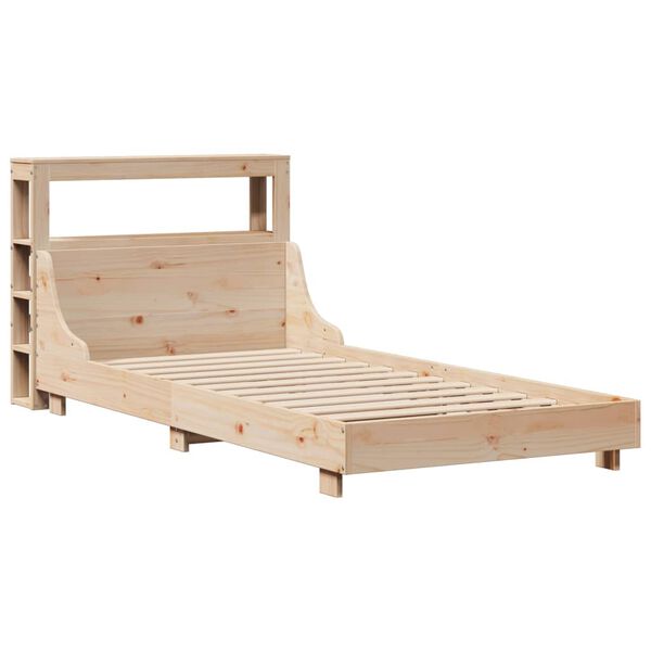 vidaXL Bed Frame without Mattress 100x200 cm Solid Wood Pine