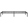 vidaXL Metal Bed Frame without Mattress Black 80x200cm