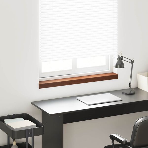vidaXL Window Sill Brown Wood 60 x 10 x 4.5 cm PVC
