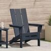 vidaXL Folding Adirondack Chair Navy Blue 80.5 x 74.5 x 92 cm HDPE