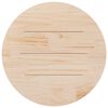 vidaXL Table Top Round Wax Brown Ø80x2.5 cm Solid Wood Pine