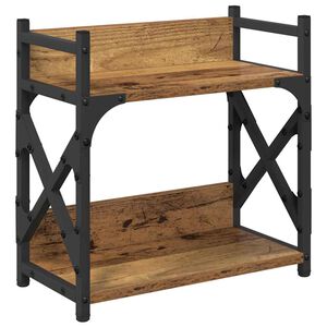 vidaXL Printer Stand Old Wood 40 x 20 x 40 cm Engineered Wood