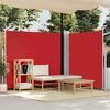 vidaXL Patio Retractable Side Awning 170x1200 cm Red