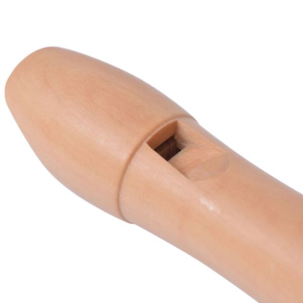 vidaXL Wooden Flute 8 Holes Maplewood Brown