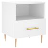 vidaXL Bedside Cabinets 2 pcs White 40x35x47.5 cm Engineered Wood