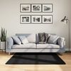 vidaXL Rug OVIEDO Short Pile Black 120x120 cm