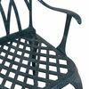 vidaXL Garden Table Set 3 pcs Green Cast Aluminium