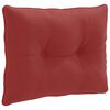 vidaXL Back Cushion PUTTEN 100% Polyester Wine Red 60 x 40 x 10 cm