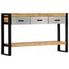 vidaXL Console Table 130x30x76 cm Solid Mango Wood