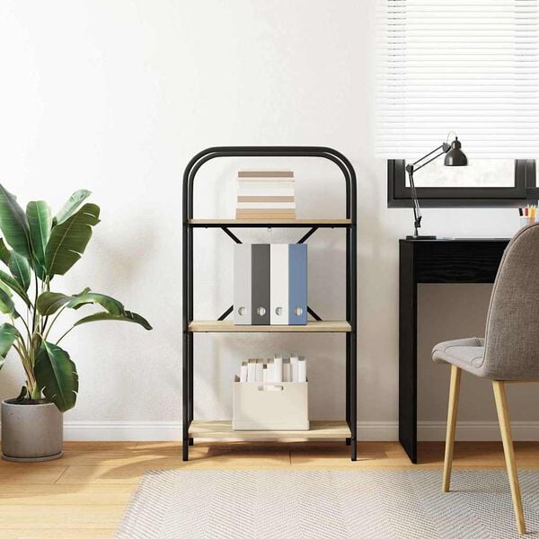 vidaXL Bookshelf Sonoma Oak 60 x 30 x 109 cm Engineered wood