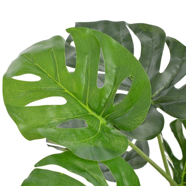 vidaXL Artificial Plant Monstera with Pot Green 100 cm