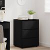 vidaXL Storage Cabinet Black 60 x 48 x 81 cm Engineered Wood
