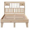 vidaXL Bed Frame without Mattress 135x190 cm Solid Wood Pine