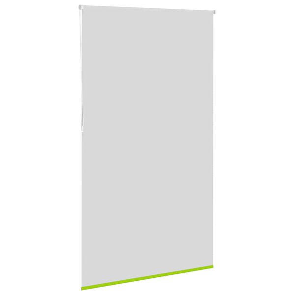 vidaXL Roller Blind Blackout Leaves Green 135x210 cm Fabric Width 131.6 cm Polyester