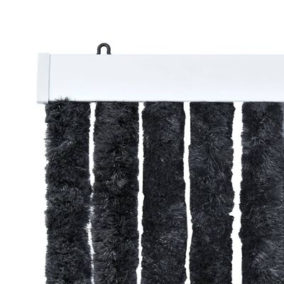 vidaXL Insect Curtain Anthracite 100x220 cm Chenille