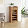 vidaXL Wine Cabinet Panama 57x40x111.5 cm Solid Wood Pine