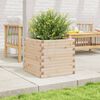 vidaXL Garden Planter 50x50x46 cm Solid Wood Pine