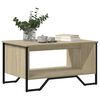 vidaXL Coffee Table Sonoma Oak 75x51x40 cm Engineered Wood