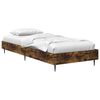 vidaXL Bed Frame Smoked Oak 80 x 200 cm Engineered Wood