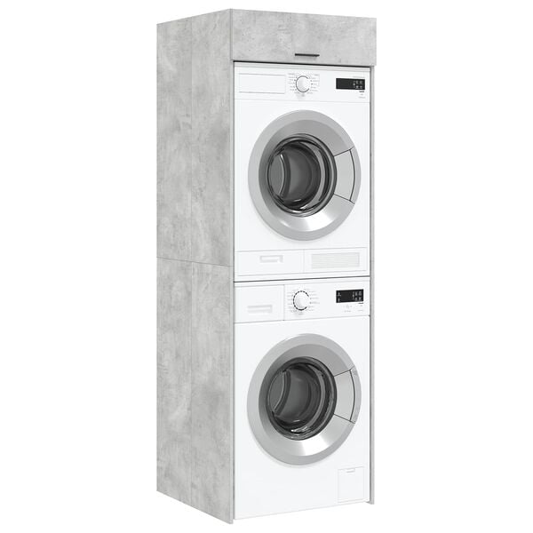 vidaXL Wash Machine Cabinet with Storage Concerte 67.5 x 68 x 200 cm