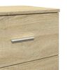 vidaXL Bedside Cabinets 2 pcs with 2 Drawers Sonoma Oak 40x36x50 cm