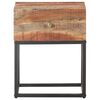 vidaXL Bedside Table 40x30x50 cm Rough Acacia Wood