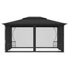 vidaXL Gazebo with Nets 300x400x265 cm Anthracite