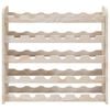vidaXL Wine Rack 67.5x25x60 cm Solid Wood Pine