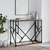 vidaXL Console Table Grey Sonoma 100x40x80 cm Engineered Wood