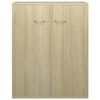 vidaXL Sideboard Sonoma Oak 60x30x75 cm Engineered Wood