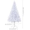 vidaXL Artificial Pre-lit Christmas Tree with Ball Set 120cm 230 Branches