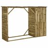 vidaXL Garden Firewood Tool Storage Shed Pinewood 253x80x170 cm