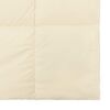 vidaXL Full Year Duvet Quilted Cream 135 x 200 cm Microfiber
