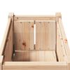 vidaXL Garden Planter Nature 40 x 40 x 70 cm Solid Pine Wood