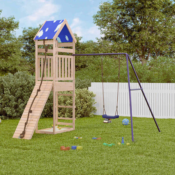 vidaXL Outdoor Playset Solid Wood Pine