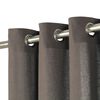 vidaXL Curtains with Metal Rings 2 pcs Cotton 140x225 cm Anthracite
