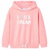 Kids' Hooded Sweatshirt Bright Pink 140