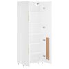 vidaXL Highboard White 69.5x34x180 cm Engineered Wood