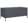 vidaXL Coffee Table Anthracite 101.5x50x43.5 cm Cold-rolled Steel